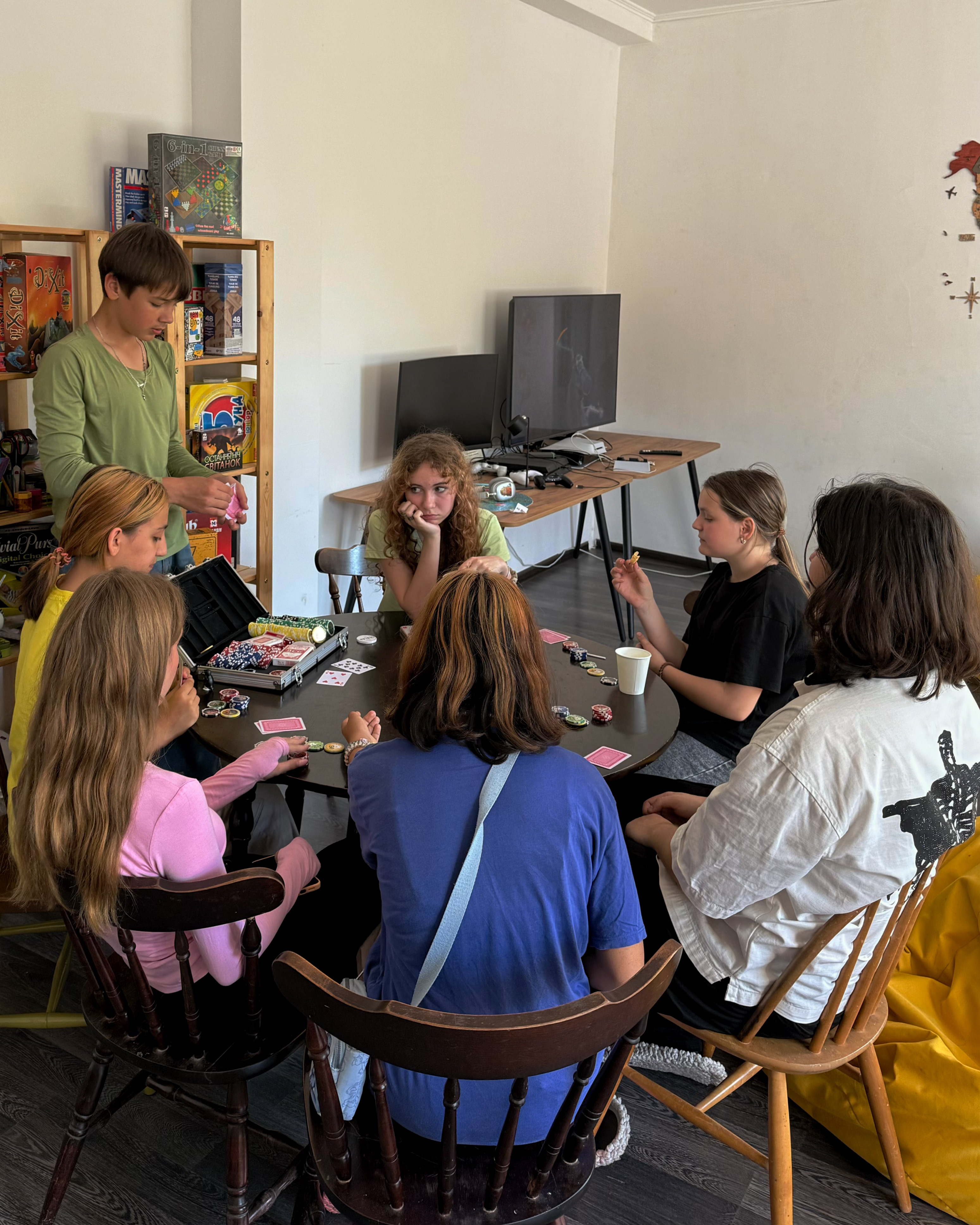 Young people spending time together at LightHouse Youth Center